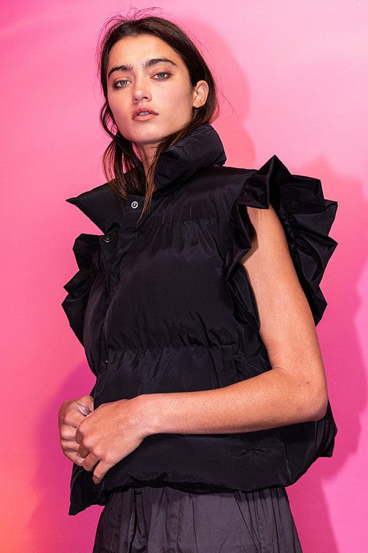 Wildflower Puffer Vest