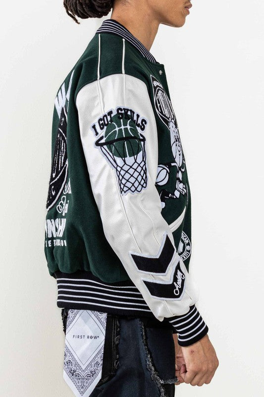 The Best Never Rest Varsity Full Length Unisex Jacket