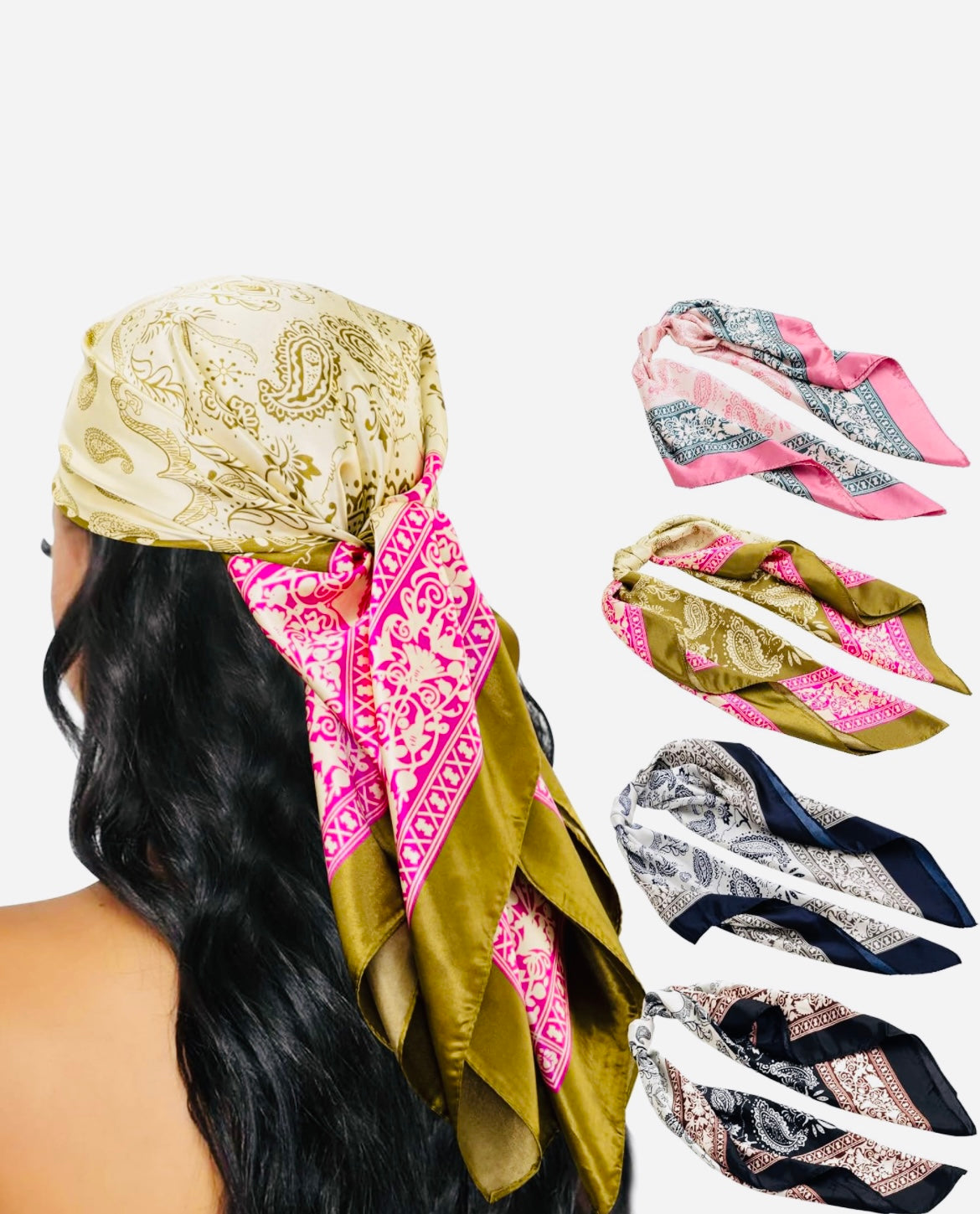 Paisley Print Scarves