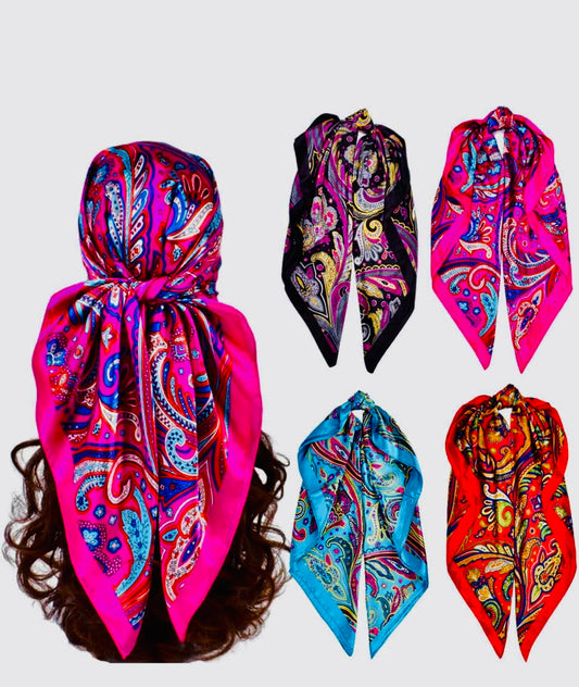 Paisley Print Scarves