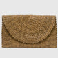 Small Straw Envelope Clutch Purse