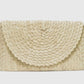 Small Straw Envelope Clutch Purse