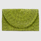 Small Straw Envelope Clutch Purse