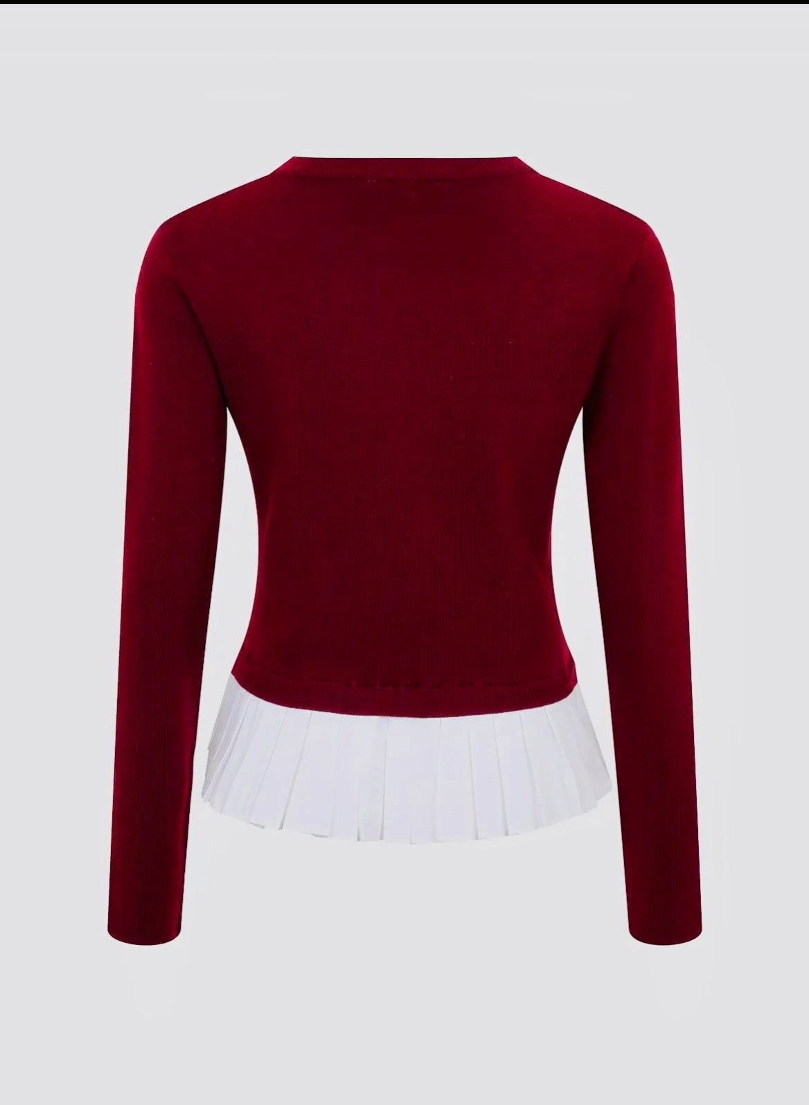 Burgundy Rush Sweater
