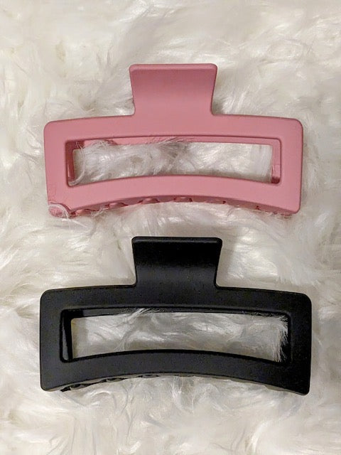 Square Claw Jumbo Hair Clip