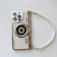Luxury Retro Stereo Camera Lanyard iPhone Case