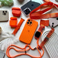 iPhone Camera Protection Silicone Case (Orange)