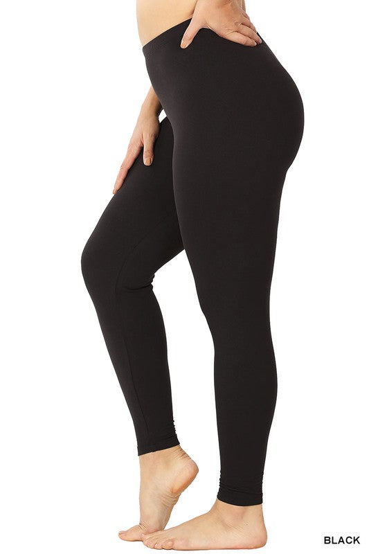 Plus Size Comfy Cotton Leggings