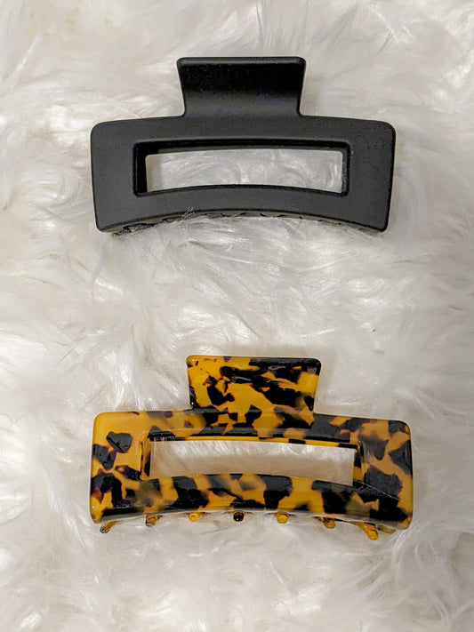 Square Claw Large Hair Clip