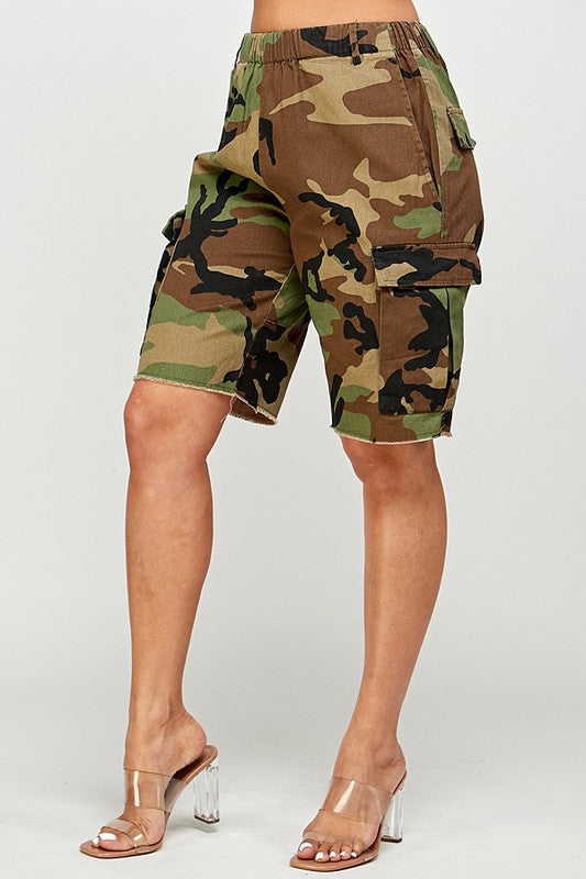 Gallery Department Camouflage Shorts