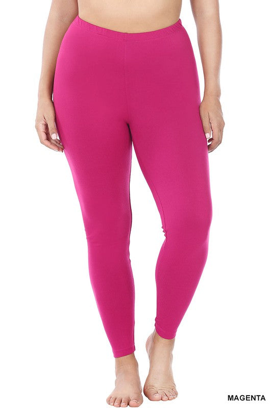 Plus Size Comfy Cotton Leggings