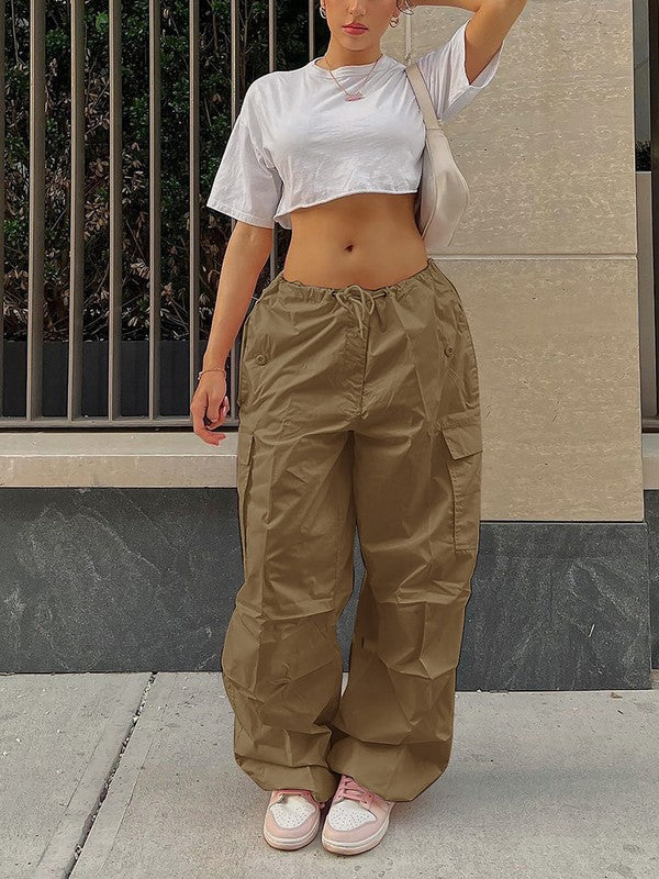 Womens khaki hot sale cargo capris