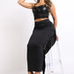 Fringe maxi skirt