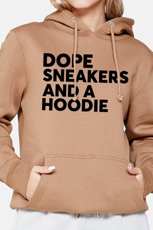 Dope Sneaker and a Hoodie Sweatshirt