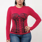 Corset Print T-Shirt