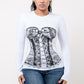 Corset Print T-Shirt